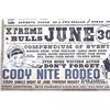 Image 11 : Buffalo Bill Cody Stampede Rodeo Poster -C. Walker