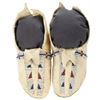Image 1 : C. 1880 Southern Cheyenne Beaded Hide Moccasins