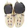 Image 1 : C. 1880 Southern Cheyenne Beaded Hide Moccasins