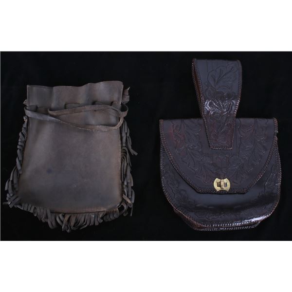 Montana Leather Accessory Bag Collection c. 1960's