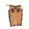 Image 1 : Western Cowboy Canvas Shot Gun Chaps c. 1940's