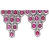 Image 4 : Stunning Ruby Diamond & 14k White Gold Earrings