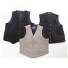 Image 2 : Suede Conceal Carry & Canvas & Wool Men's Vests