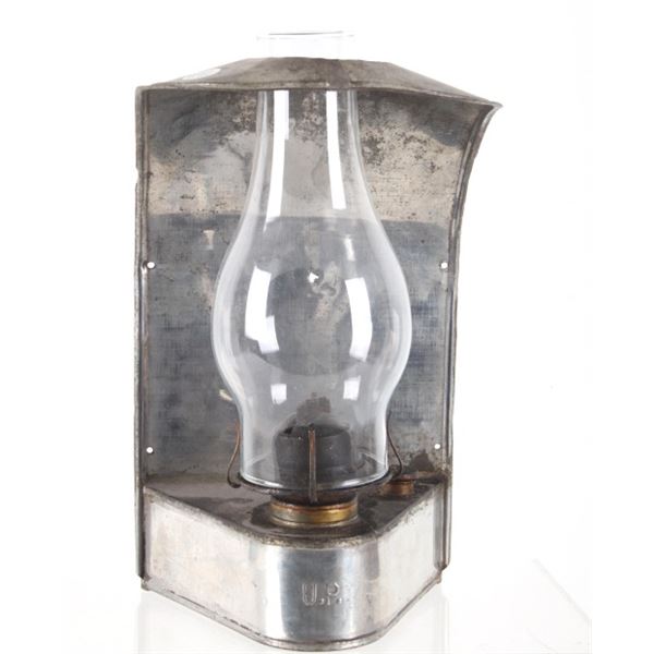 1900s Union Pacific Railroad Kerosene Oil Lamp