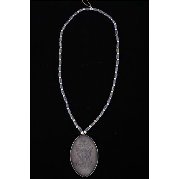 1793 George Washington Indian Peace Medal Necklace