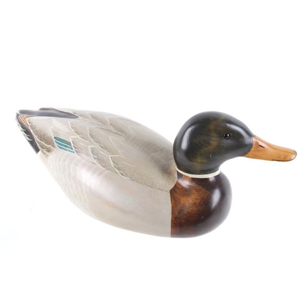 Signed Duck Decoy By John Gewerth Big Sky Carvers