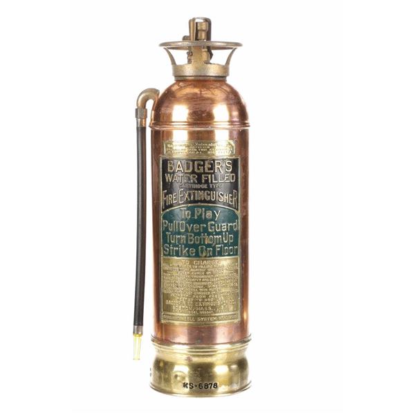 Underwriters Laboratories Fire Extinguisher 19th C