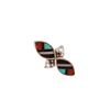 Image 3 : Navajo Turquoise Inlay Sterling Bracelet & Rings