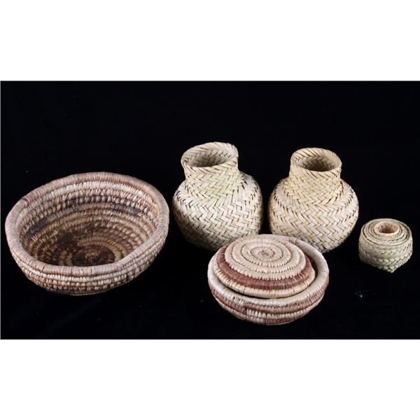 Tarahumana & Papago Hand Woven Basket Collection