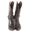 Image 1 : The Sanders Leather Embroidered Cowboy Boots