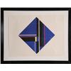 Image 1 : Ilya Bolotowsky, Blue Diamond, Silkscreen 