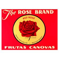 Barbara Cesery, The Rose Brand, Serigraph