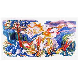 Ronald Julius Christensen, Passion Flower, Lithograph