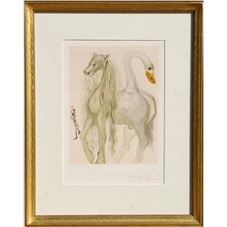 Salvador Dali, Le Chimere d'Horace, Lithograph