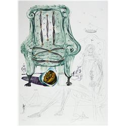 Salvador Dali, Breathing Pneumatic Armchair, Lithograph 