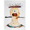 Image 1 : Salvador Dali, Cyclopean Make-Up, Lithograph with Collage 