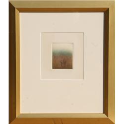 K. B. Hwang, Basket, Mezzotint