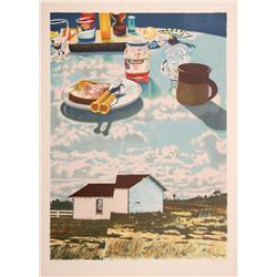 Howard Kanovitz, Windmill Antilles, Lithograph