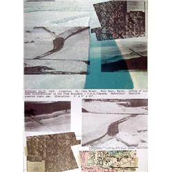 Dennis Oppenheim, Boundary Split, Lithograph 