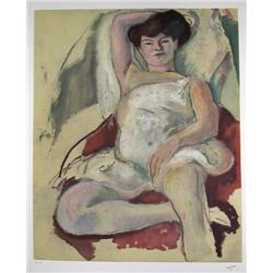 Jules Pascin, Danseuse, Lithograph
