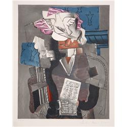 Pablo Picasso, Personnage et Colombe, Lithograph 