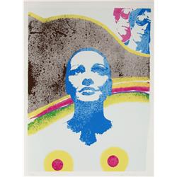 Mimmo Rotella, The Look, Serigraph 