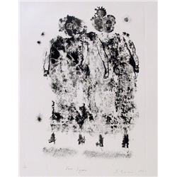 Ronald Stein, Two Tzars, Etching 