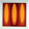 Image 1 : Helen Thomas, Abstract Op-Art Serigraph