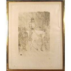 Henri de Toulouse-Lautrec, Entre de brasseur, Lithograph 