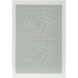 Josef Albers, W.E.G. III, Op-Art Intaglio Etching