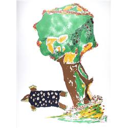 Benny Andrews, Turtle Dove, Lithograph