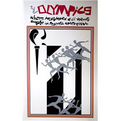 Romare Bearden, The Olympics, Serigraph