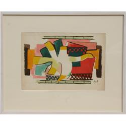 Georges Braque, L'Oiseaux de Feu, Espace, Lithograph  