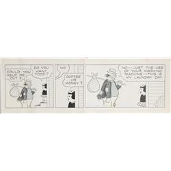 Ernie Bushmiller, Nancy, Ink Drawing 