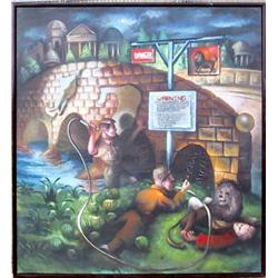 Steven Campbell, Final Warning, Painting