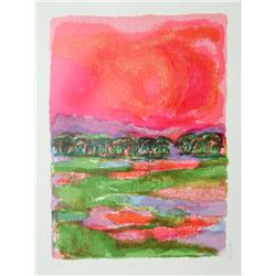 Ronald Julius Christensen, African Sky, Lithograph