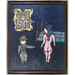 William Copley, Shame on You, Painting