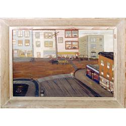 Ralph Fasanella, Bronx, NY, Painting