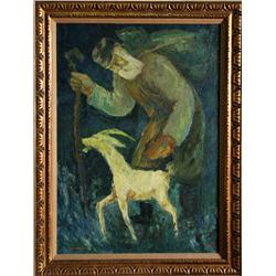 Chaim Goldberg, Wanderer, Painting