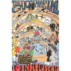 Red Grooms, Guggenheim, Lithograph 