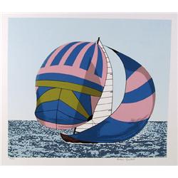 Alvaro Guillot, Love Boat, Lithograph