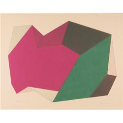 Jean-Marie Haessle, Two Abstract Op-Art Serigraphs