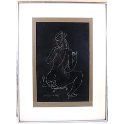 Alexander Raymond Katz, Spring, Nude Drawing