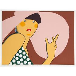 Kiki Kogelnik, Lady with Hat, Serigraph
