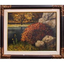 Harry Lane, Barberry Bush, Painting