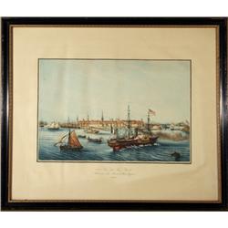 Louis Le Breton, New York City, Etching