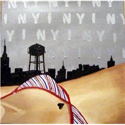 Jaime Lischke, Black Heart, Painting