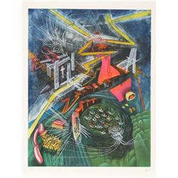 Roberto Matta, Pyrocentre, Aquatint Etching
