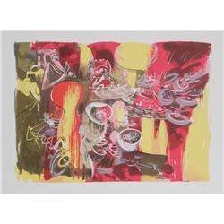 Roberto Matta, L'eau est Mana, Lithograph   