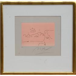 Peter Max, Framed Etching and Chine Colle